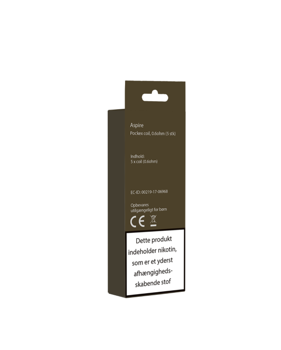Aspire PockeX Coil 0.6ohm - 5 stk.